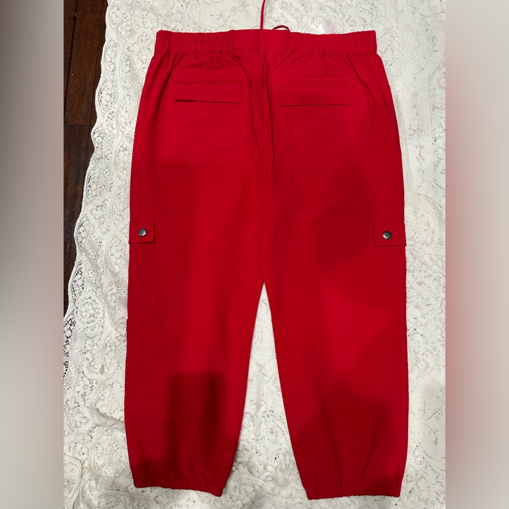 CAbi Quantum Cargo Jogger Pants In Red Style Number 6396 - Picture 4 of 6